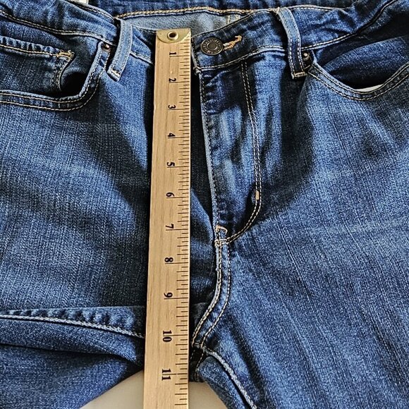 Levi's Jeans Womens 31 Blue Premium 721 High Rise Skinny Stretch Pockets Western - Picture 6 of 16